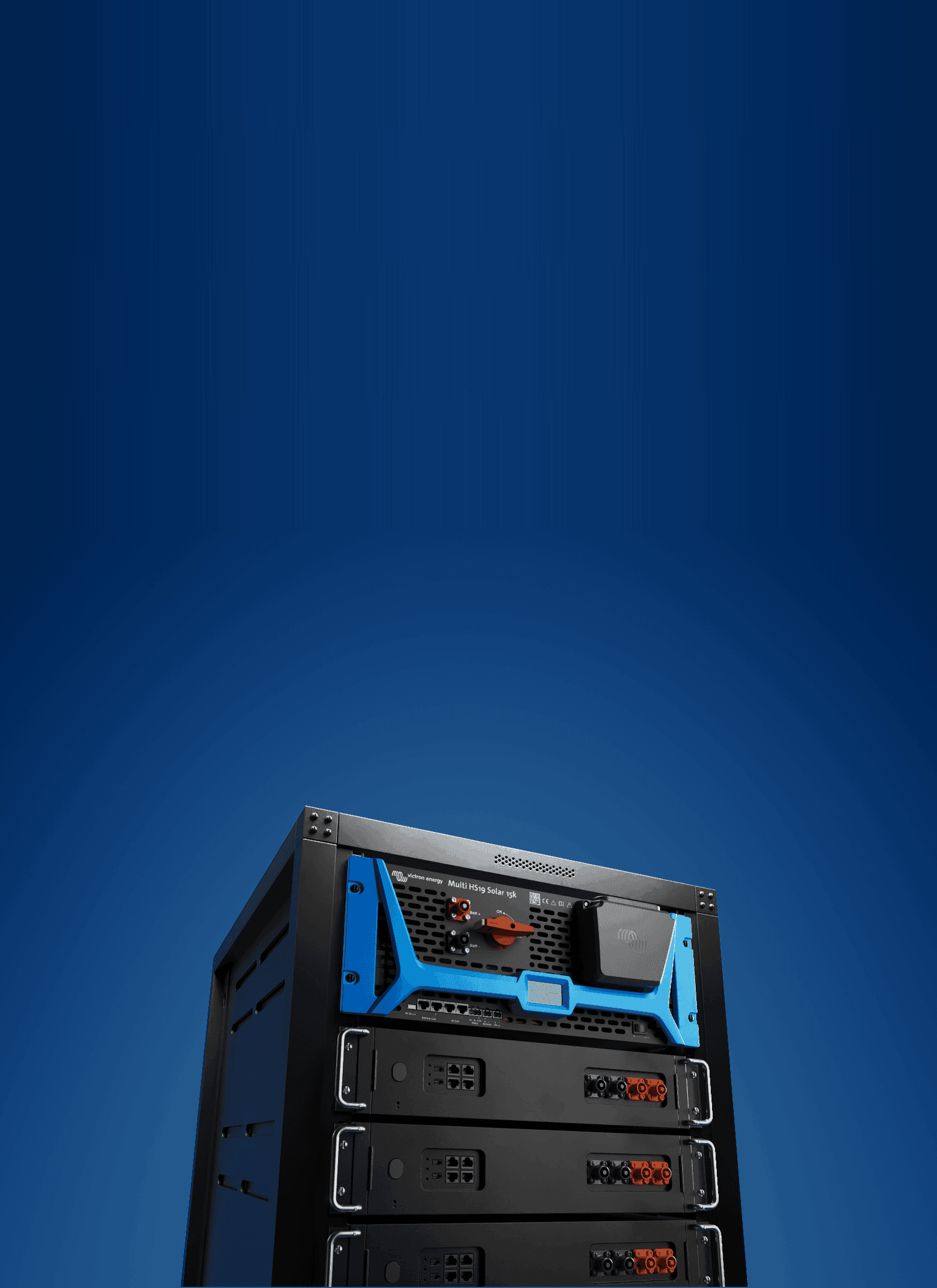 High-voltage technology. Victron ecosystem.