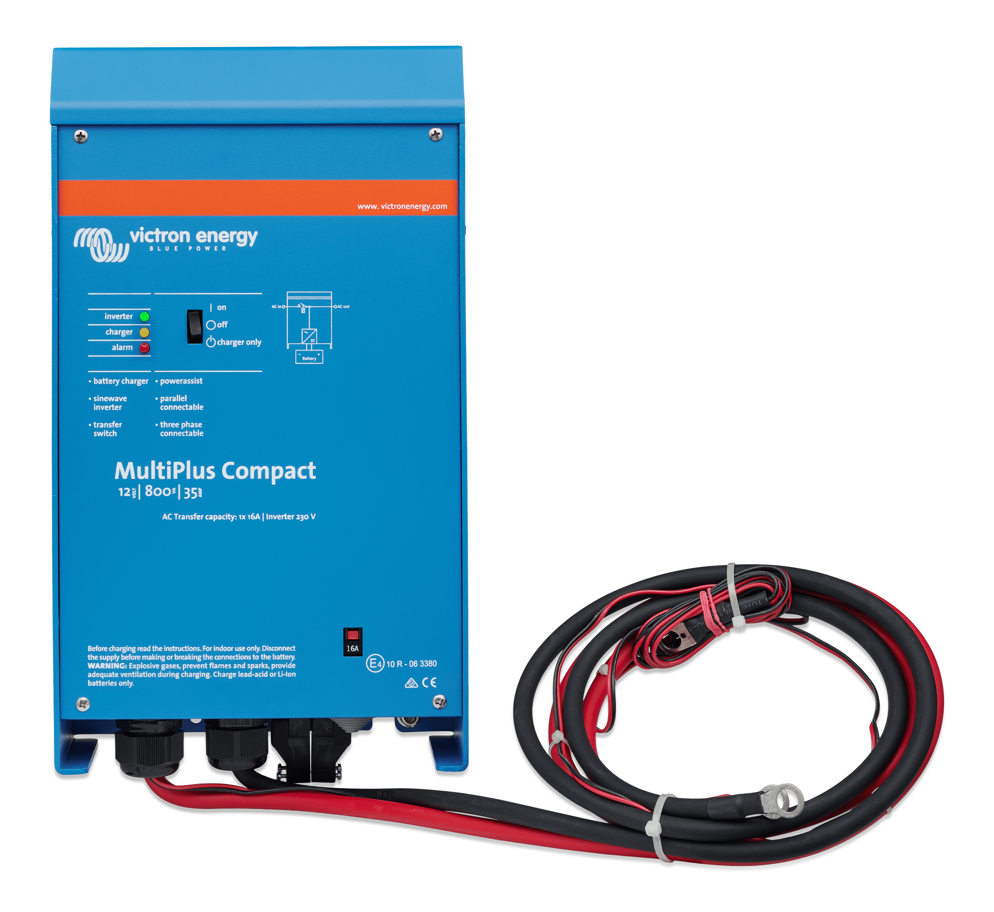 MultiPlus Compact 12V 800VA 230Vac (Front) thumbnail