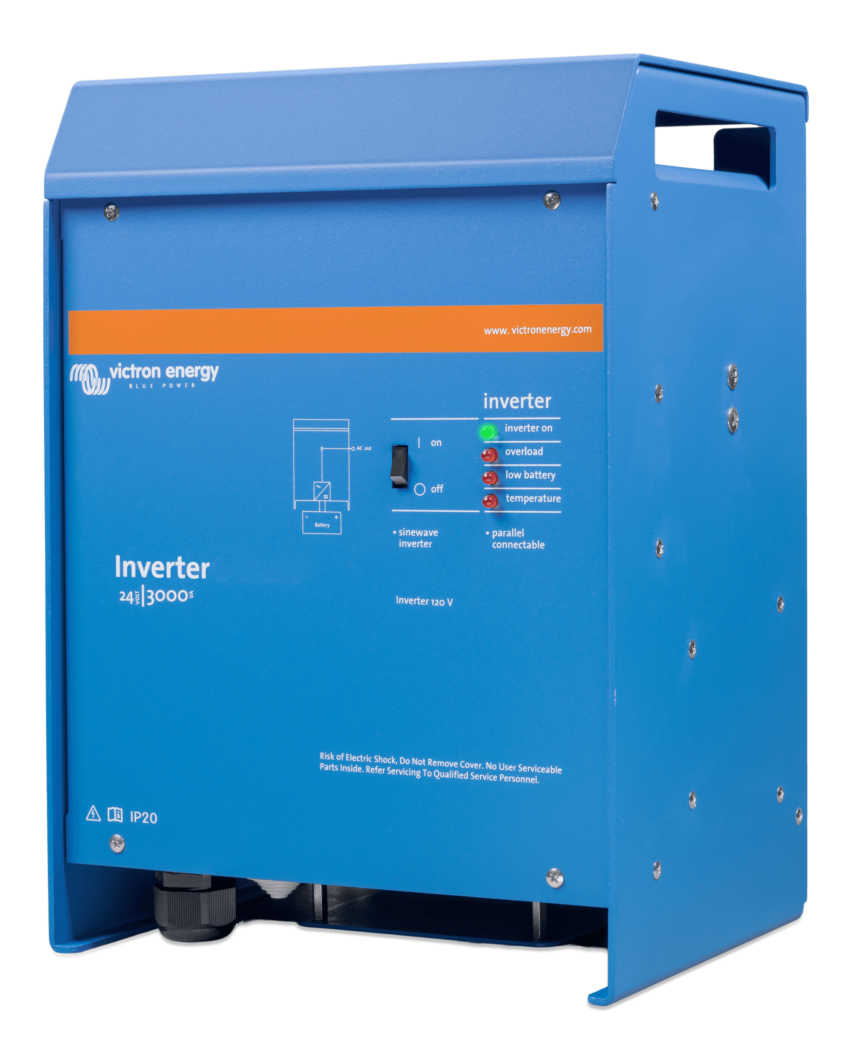 Inverter 24V 3000VA 120V VE Bus (left) thumbnail