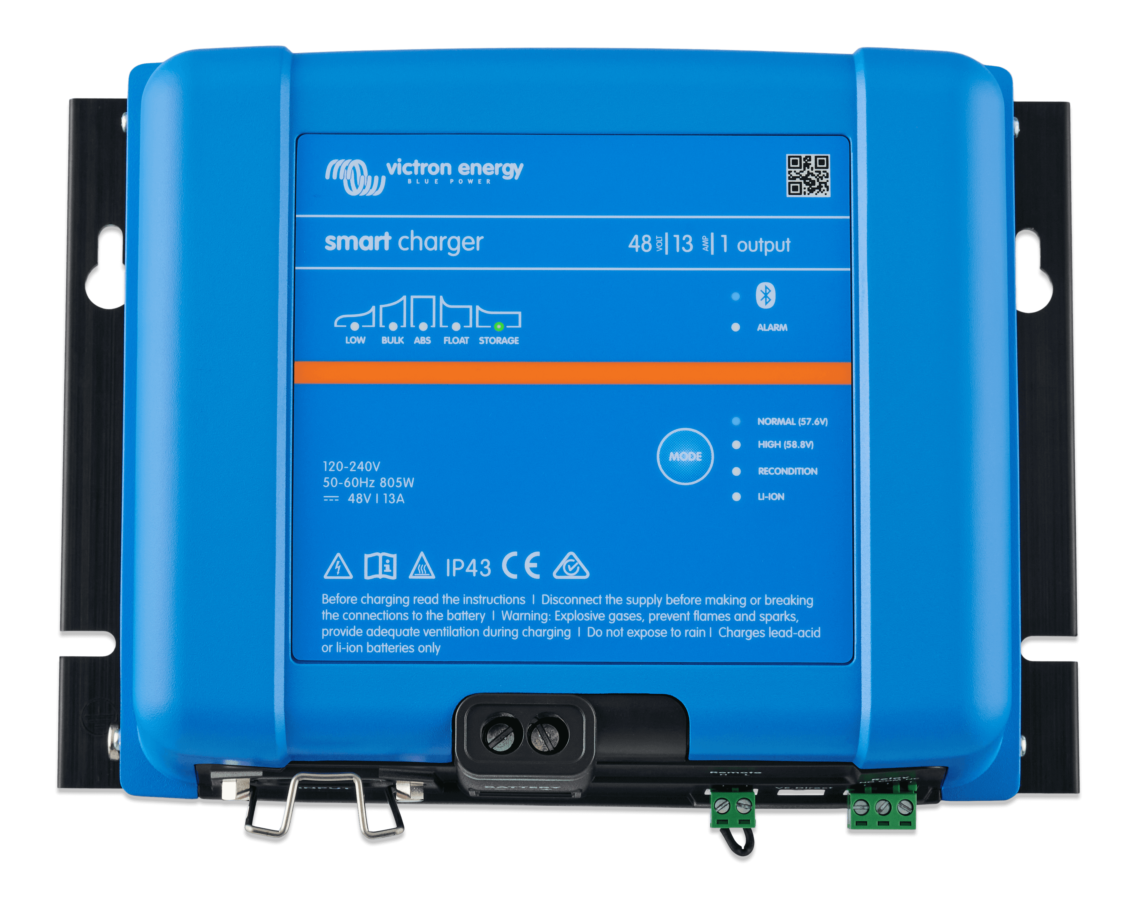 Smart IP43 Charger 48V 13A (1) 120-240V (top) thumbnail