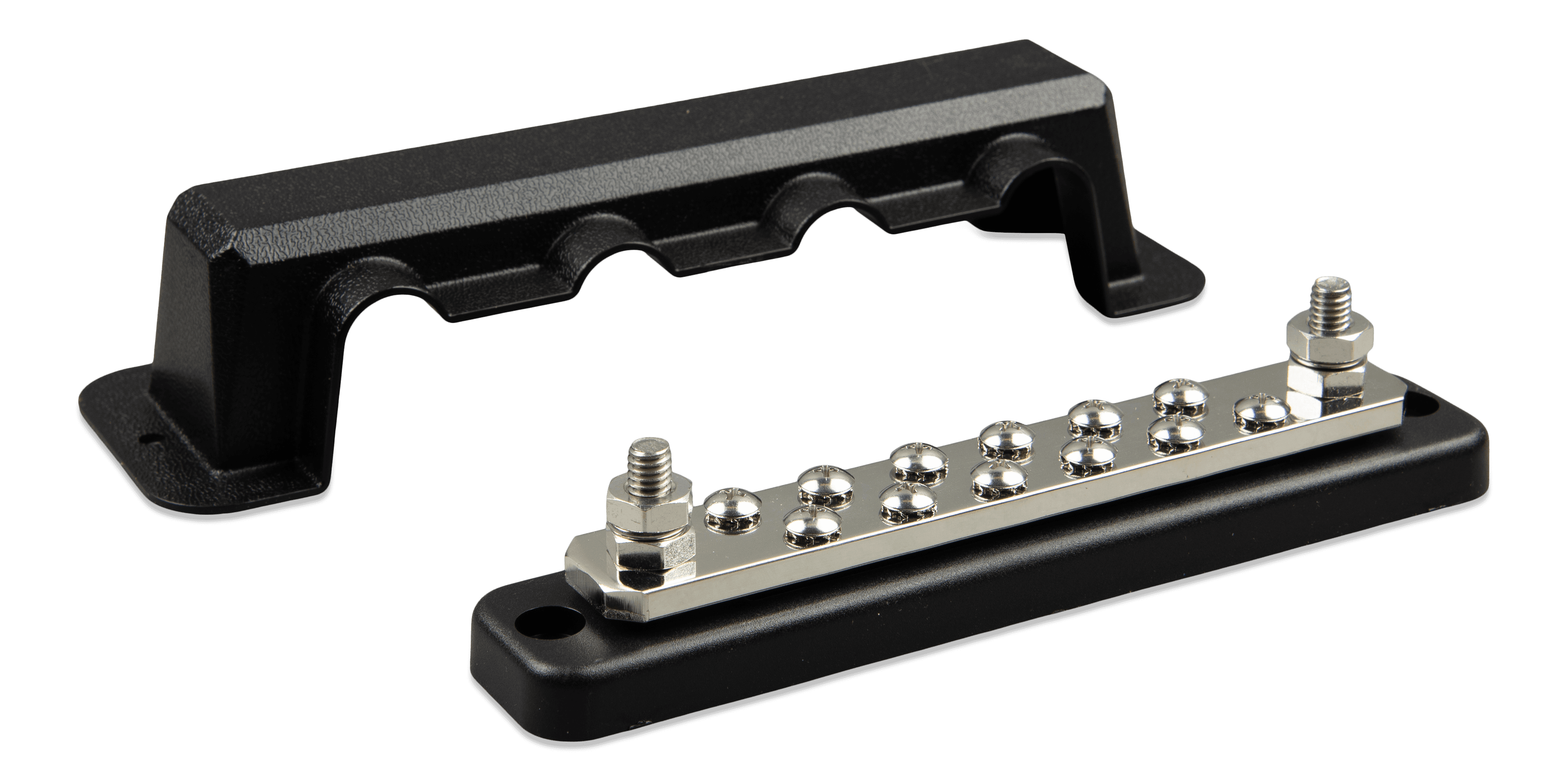 Busbar 250A 2P with 12 screws +cover (left with cover) thumbnail